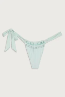 Bottoms|Bikinis^Frankies Bikinis Kealy Shine Cheeky Bikini Bottom Pistachio