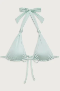 Tops|Bikinis^Frankies Bikinis Kealy Shine Halter Bikini Top Pistachio