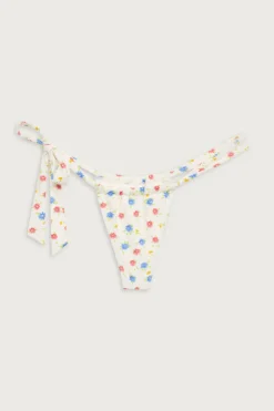 Bottoms|Bikinis^Frankies Bikinis Kealy Tie Side Cheeky Bikini Bottom Water Blossom