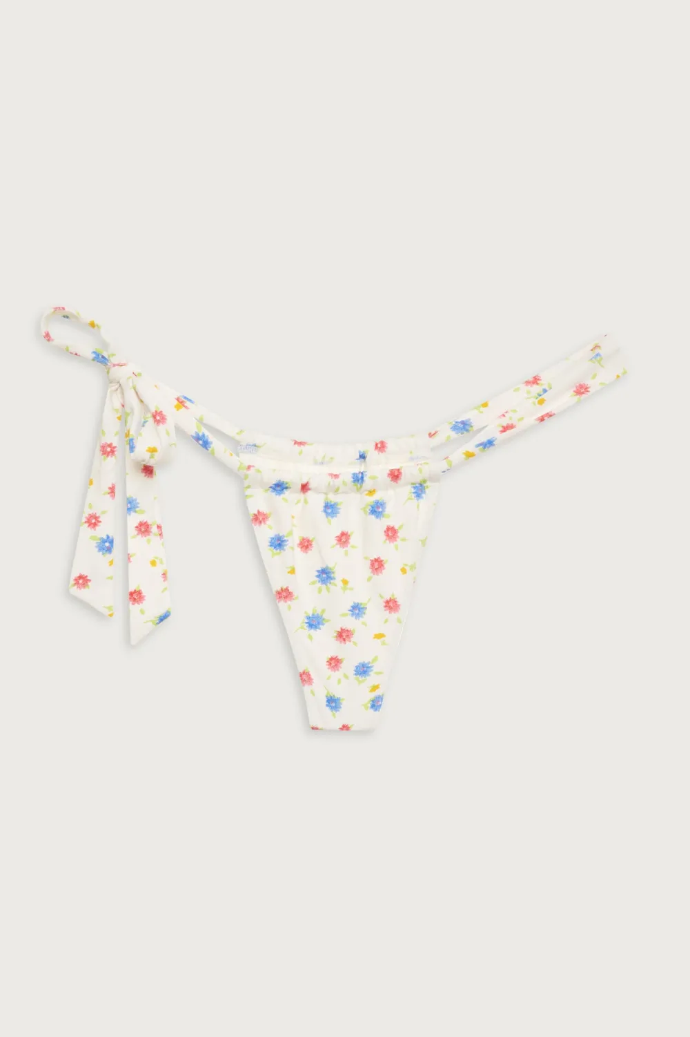 Bottoms|Bikinis^Frankies Bikinis Kealy Tie Side Cheeky Bikini Bottom Water Blossom
