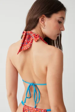 Tops|Bikinis^Frankies Bikinis Kealy Triangle Halter Bikini Top Seaside Farm
