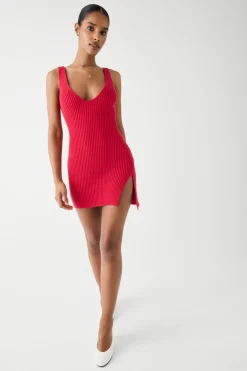 Dresses^Frankies Bikinis Lady Cloud Knit Mini Dress Burning Love