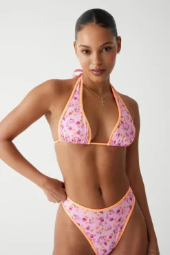 Bottoms|Bikinis^Frankies Bikinis Laura High Waist Cheeky Bikini Bottom Queen's Bath