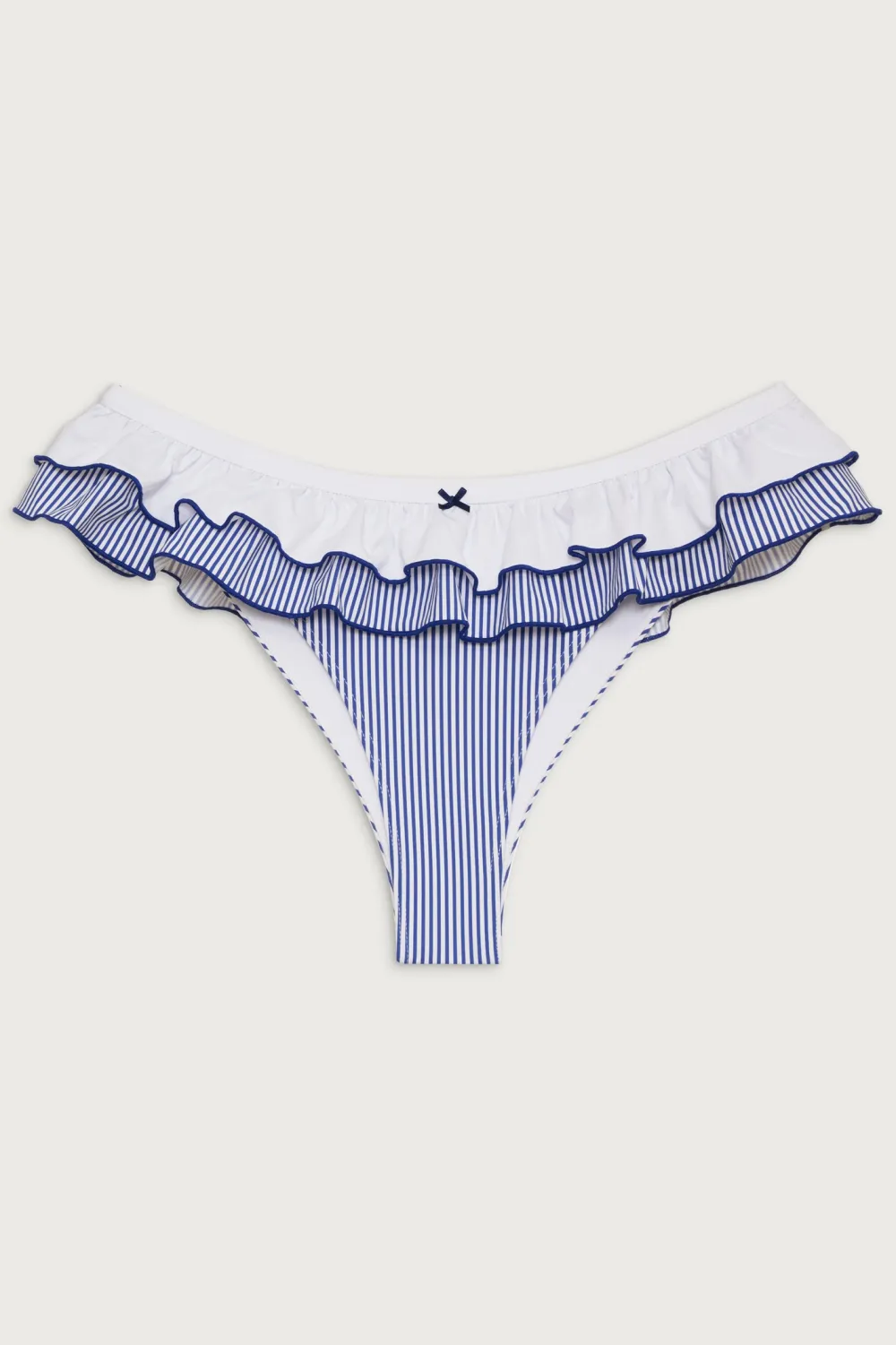Bottoms|Bikinis^Frankies Bikinis Lu Striped Swim Skirt Ocean Stripe