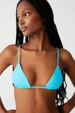 Tops|Bikinis^Frankies Bikinis Lumia Triangle Bikini Top Morning Blue