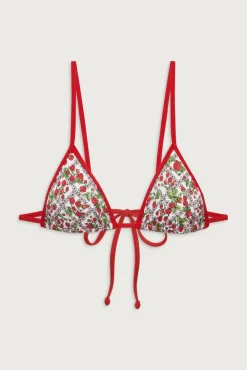 Tops|Bikinis^Frankies Bikinis Lumia Triangle Bralette Bikini Top Berry in Love