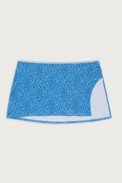 Bikinis|Bottoms^Frankies Bikinis Marly Mini Skirt Cobalt Cheetah