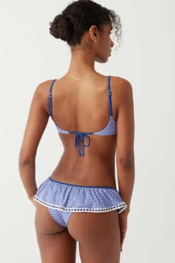 Bottoms|Bikinis^Frankies Bikinis Mercer Swim Skirt Sailor Gingham