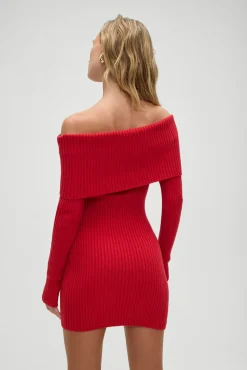 Cloud Knits|Dresses^Frankies Bikinis Midnight Knit Dress Heartstrings