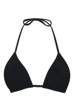 Tops|Bikinis^Frankies Bikinis Nick Ribbed Triangle Top Black