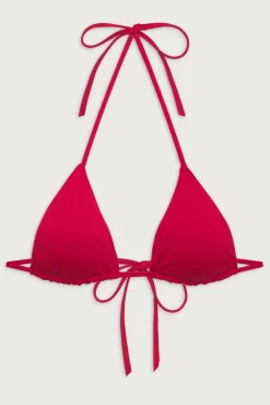 Tops|Bikinis^Frankies Bikinis Nick String Triangle Bikini Top True Red