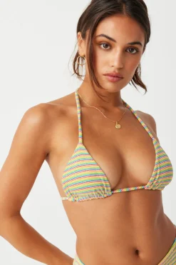 Tops|Bikinis^Frankies Bikinis Nick Terry Triangle Bikini Top Lovers Stripe
