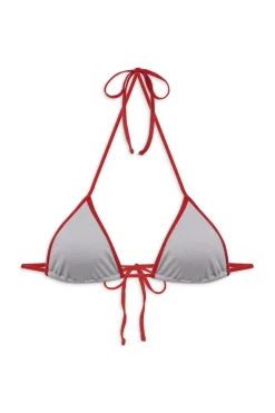 Tops|Bikinis^Frankies Bikinis Nick Triangle Halter Bikini Top Cherry Mint