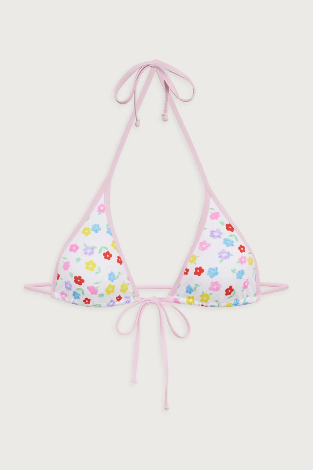 Tops|Bikinis^Frankies Bikinis Paradise Floral Micro Bikini Top Dune Daisy