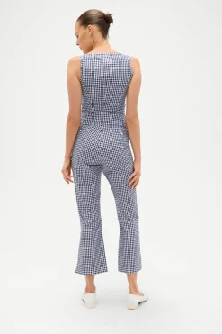 Bottoms|Matching Sets^Frankies Bikinis Parlour Gingham Capri Pant Seaside Gingham
