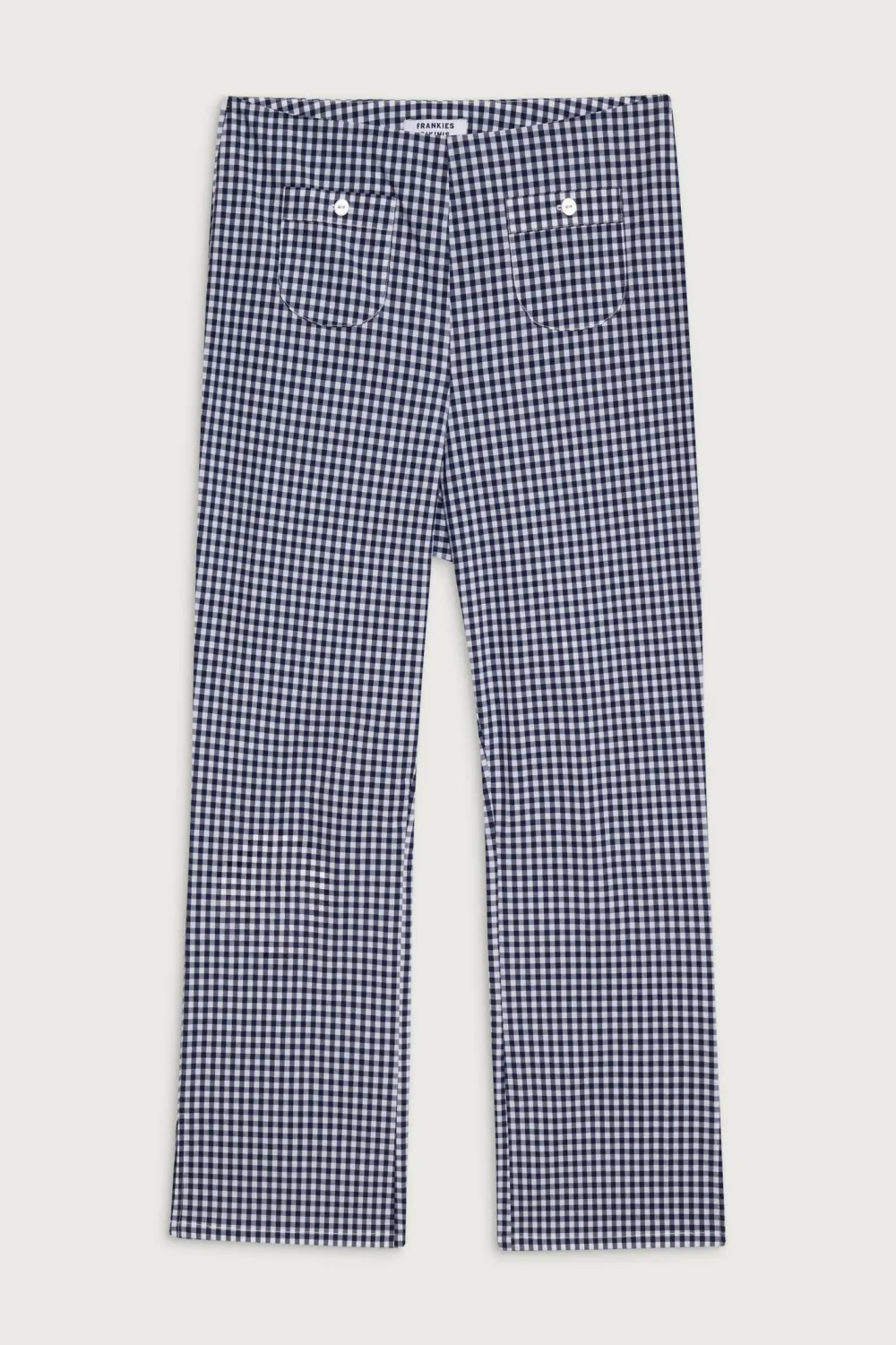 Bottoms|Matching Sets^Frankies Bikinis Parlour Gingham Capri Pant Seaside Gingham