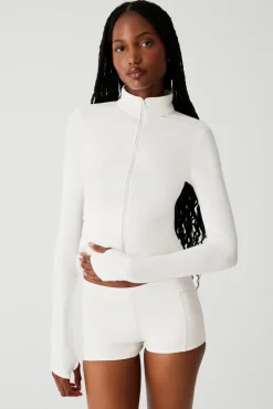 Active^Frankies Bikinis Renee Zip Up Jacket Moon Flower