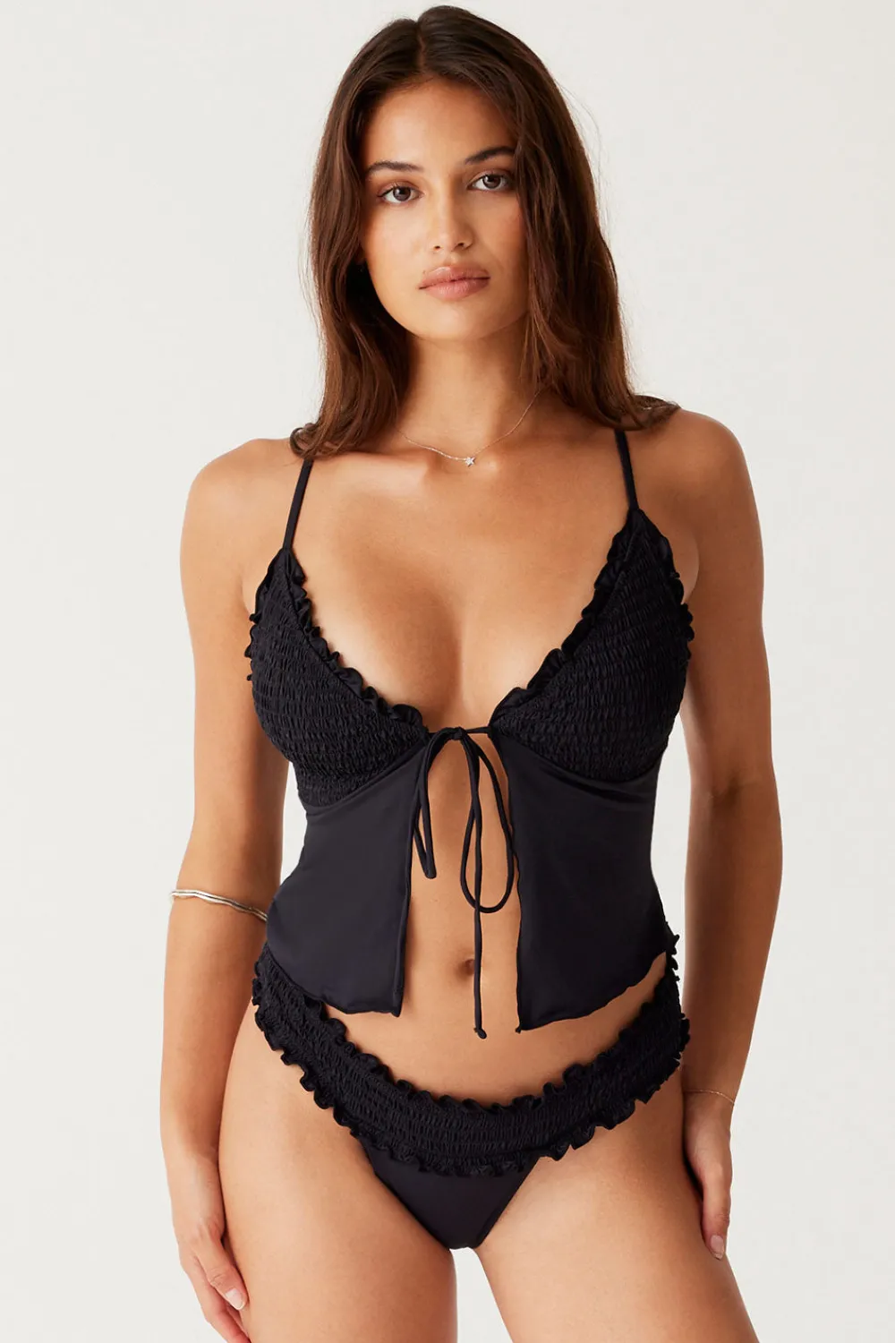 Bottoms|Bikinis^Frankies Bikinis Sofia Micro Bikini Bottom Black