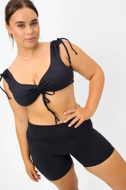 Active^Frankies Bikinis Speedy High Waist Biker Short Black