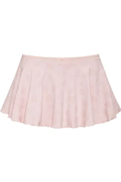 Active^Frankies Bikinis Star Low Rise Skort Pink Petals