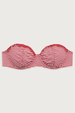 Tops|Bikinis^Frankies Bikinis Sweetwater Underwire Bikini Top Scarlet Stripe