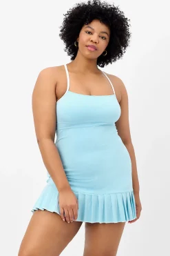Active^Frankies Bikinis Swift Tennis Dress Baby Blue