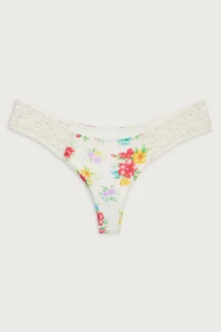 Bottoms|Bikinis^Frankies Bikinis Tanner Shine Cheeky Bikini Bottom Sweet Hibiscus
