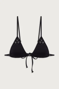 Tops|Bikinis^Frankies Bikinis Tanner Triangle Bikini Top Black