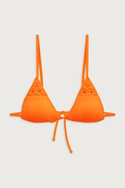 Tops|Bikinis^Frankies Bikinis Tanner Triangle Bikini Top Sunset Sun