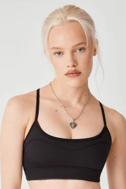Active^Frankies Bikinis Theo Sports Bra Black