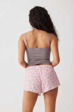 Bottoms^Frankies Bikinis Tinsley Mini Boxer Short Sweetheart Stripe