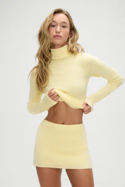 Tops|Matching Sets^Frankies Bikinis Tucker Knit Sweater Vanilla Sugar