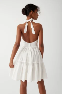 Dresses^Frankies Bikinis Tulsa Halter Midi Dress White
