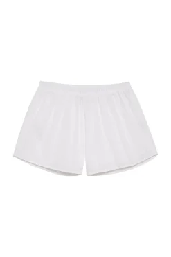 Bottoms|Matching Sets^Frankies Bikinis X DJERF AVENUE Airy Poplin Mini Shorts White