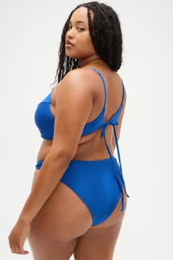 Tops|Bikinis^Frankies Bikinis X DJERF AVENUE Matilda Underwire Bikini Top Deep Blue