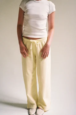 Bottoms^Frankies Bikinis X DJERF AVENUE Terry Ankle Pants Baby Sun